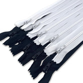 BLACK OR WHITE Nylon Zippers (10pcs)